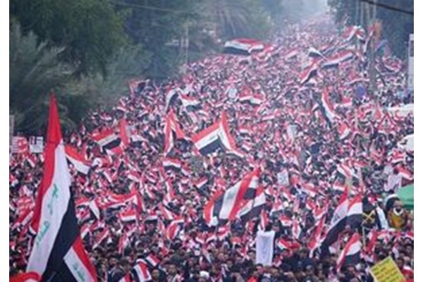 حاشیه‌های تظاهرات امروز عراق به روایت تصاویر