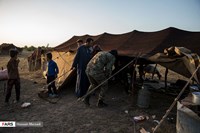 امداد رسانی سپاه پاسداران به روستاهای بُسْتان